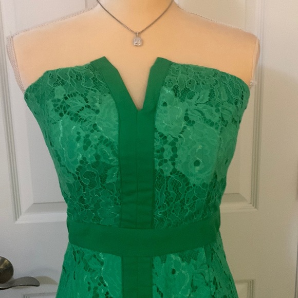 Adelyn Rae Strapless Lace Dress - Picture 4 of 10